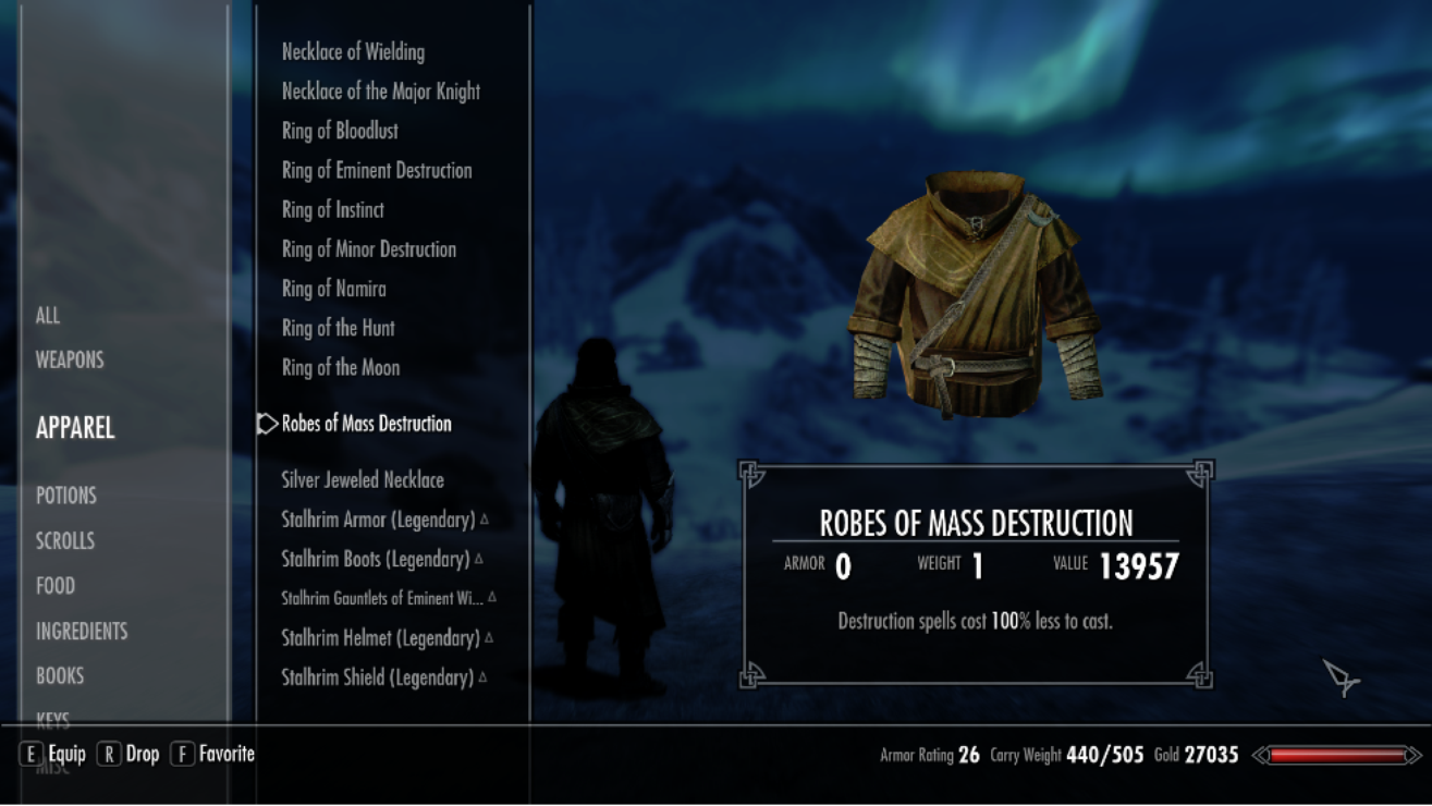 Skyrim Mods Robes of Mass Destruction v1.1